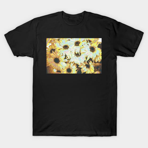 Fanciful daises T-Shirt by fparisi753